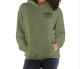Badge Army Green Hoodie