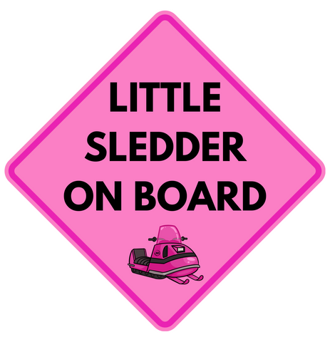 Sledder on Board Sticker