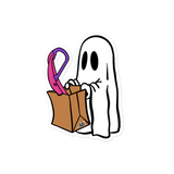 Spooky Pinkski Sticker
