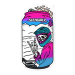 Sled Soda Sticker